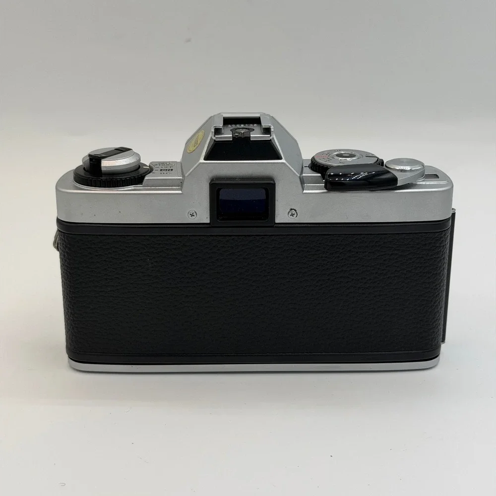 Minolta XG-A 35mm SLR Film Camera with MD 50mm 1:2 Lens Case and Manuals Parts